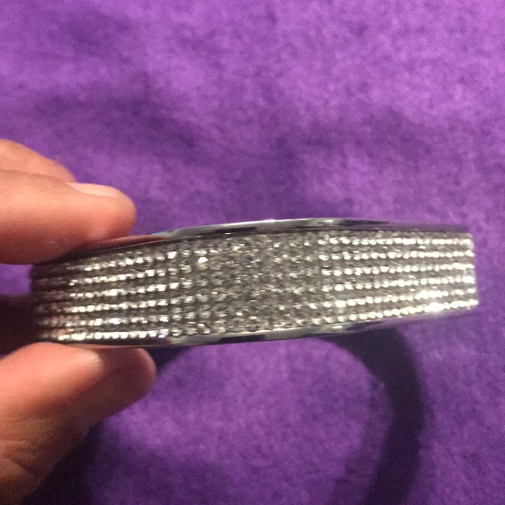 Cz diamond square bracelet